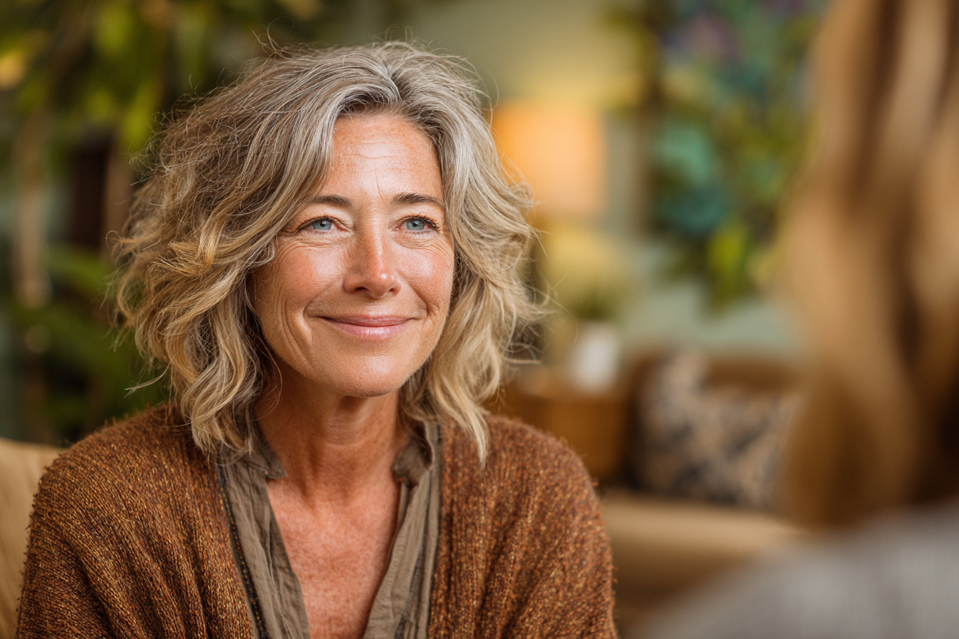 Спеціаліст консультує клієнтів по натуральному оздоровленню